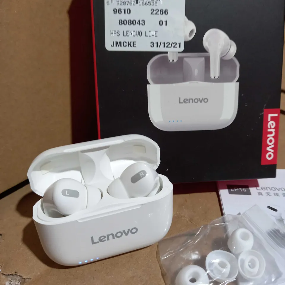 LENOVO LIVEPODS LP1s EARBUDS WHITE