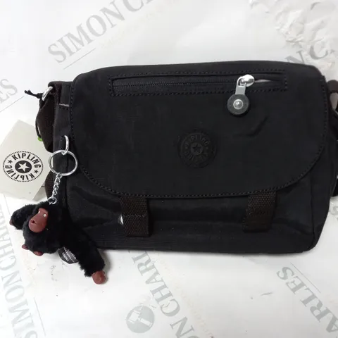 KIPLING ZANA MEDIUM SATCHEL BAG BLACK