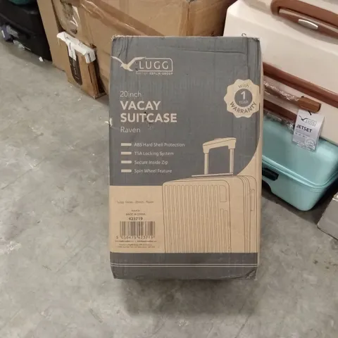 BOXED LUGG - 20INCH VACAY SUITCASE RAVEN 