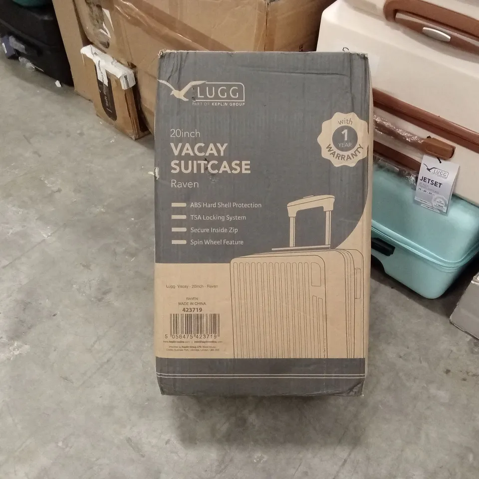 BOXED LUGG - 20INCH VACAY SUITCASE RAVEN 