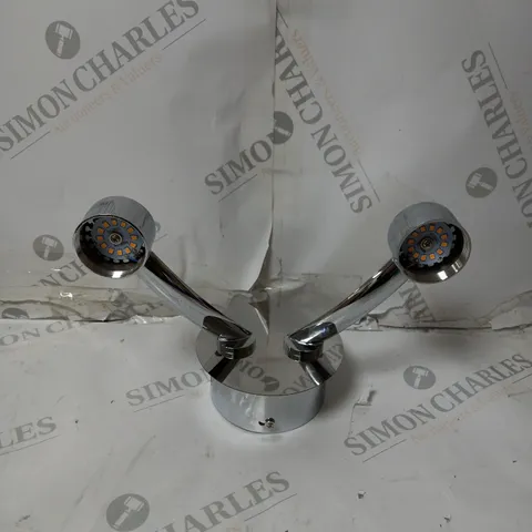 JOHN LEWIS LAWRENCE 2 LIGHT INTEGRATED LED WALL LIGHT