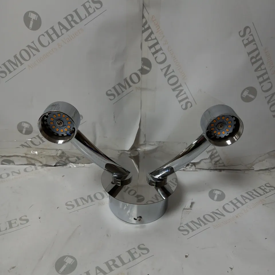 JOHN LEWIS LAWRENCE 2 LIGHT INTEGRATED LED WALL LIGHT