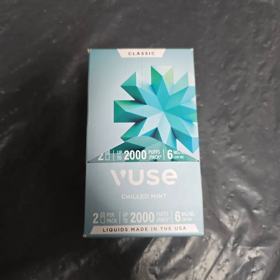 VUSE CHILLED MINT NICOTINE PODS – 5 X CLASSIC POD PACKS (6 MG/ML)