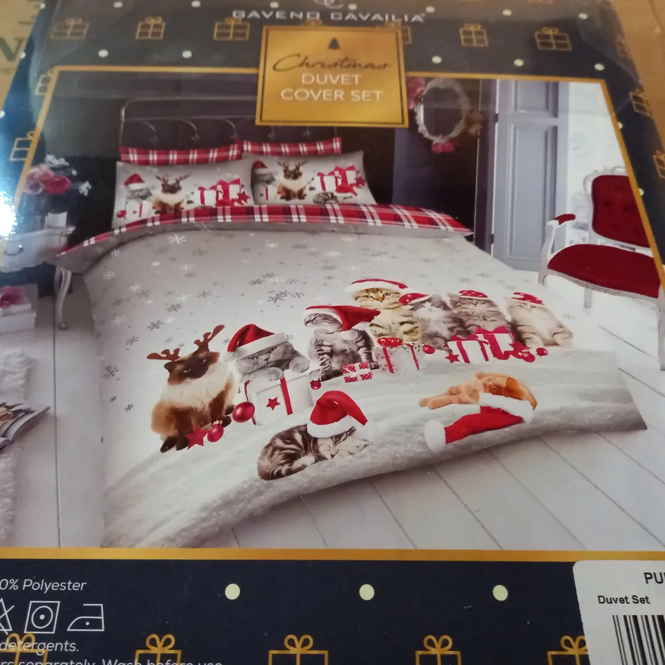 GAVEND CAVAILIA PURRCAT DOUBLE DUVET SET