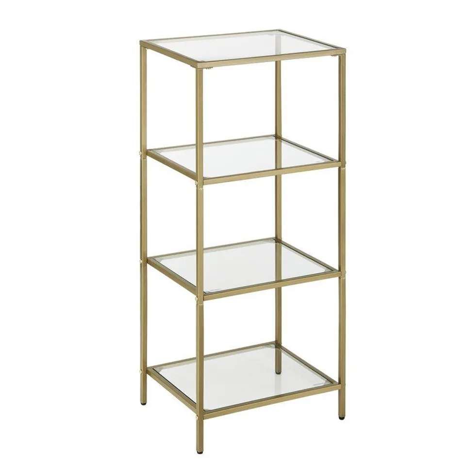 BOXED BENEFIEL 95CM 4 SHELF SHELVING UNIT