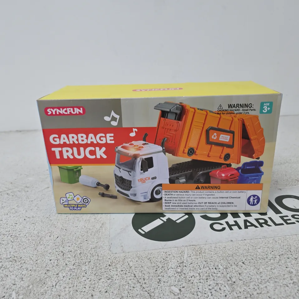 SYNCFUN GARBAGE TRUCK TOY – BOXED