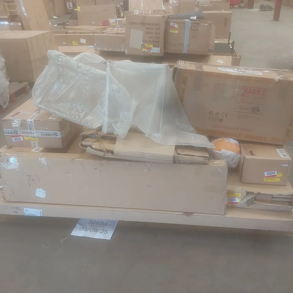 PALLET TO CONTAIN ASSORTED BOXED FURNITURE AND FURNITURE PARTS