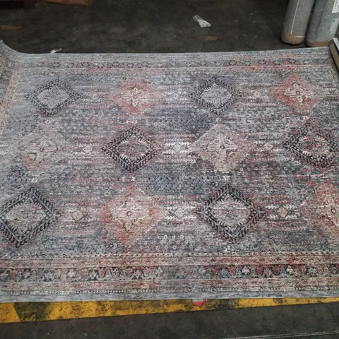 BRAND NEW JAIPUR LIVING VANADEY RHOSYN RUG IN BLUE MIRAGE/DUSTY BLUE - 5'3"×7'6" 