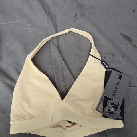 BO&TEE BEIGE BRALETTE BRA - XS