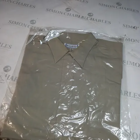 YVES SAINT LAURENT BEIGE SHIRT SIZE 17