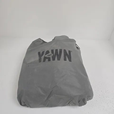 GREY YAWN DRAWSTRING BAG WITH BLOW UP AIR BED