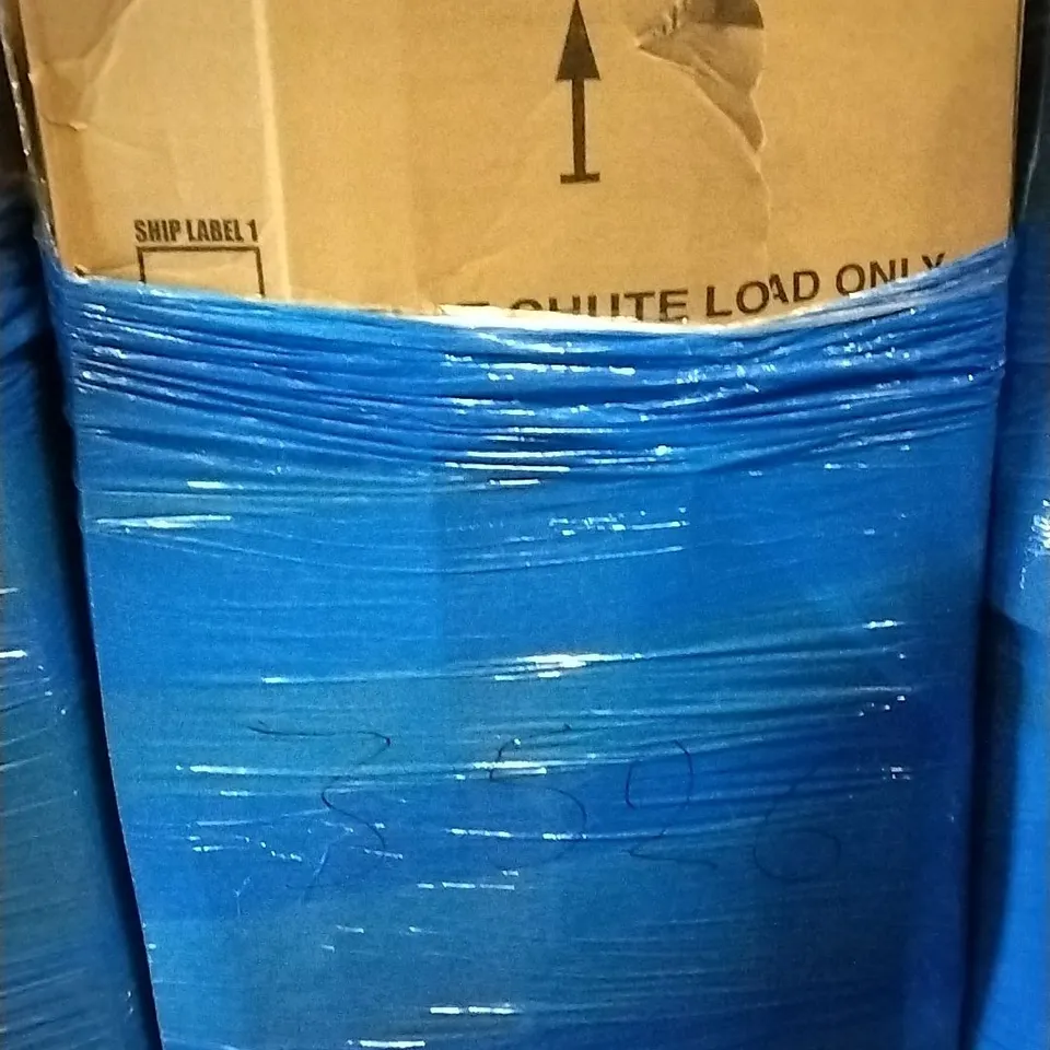 PALLET OF ASSORTED ITEMS INCLUDING HOMIDEC DRYING RACK, GARDEN SHEARS, POGO STICK, RADIATOR, METAL BIN