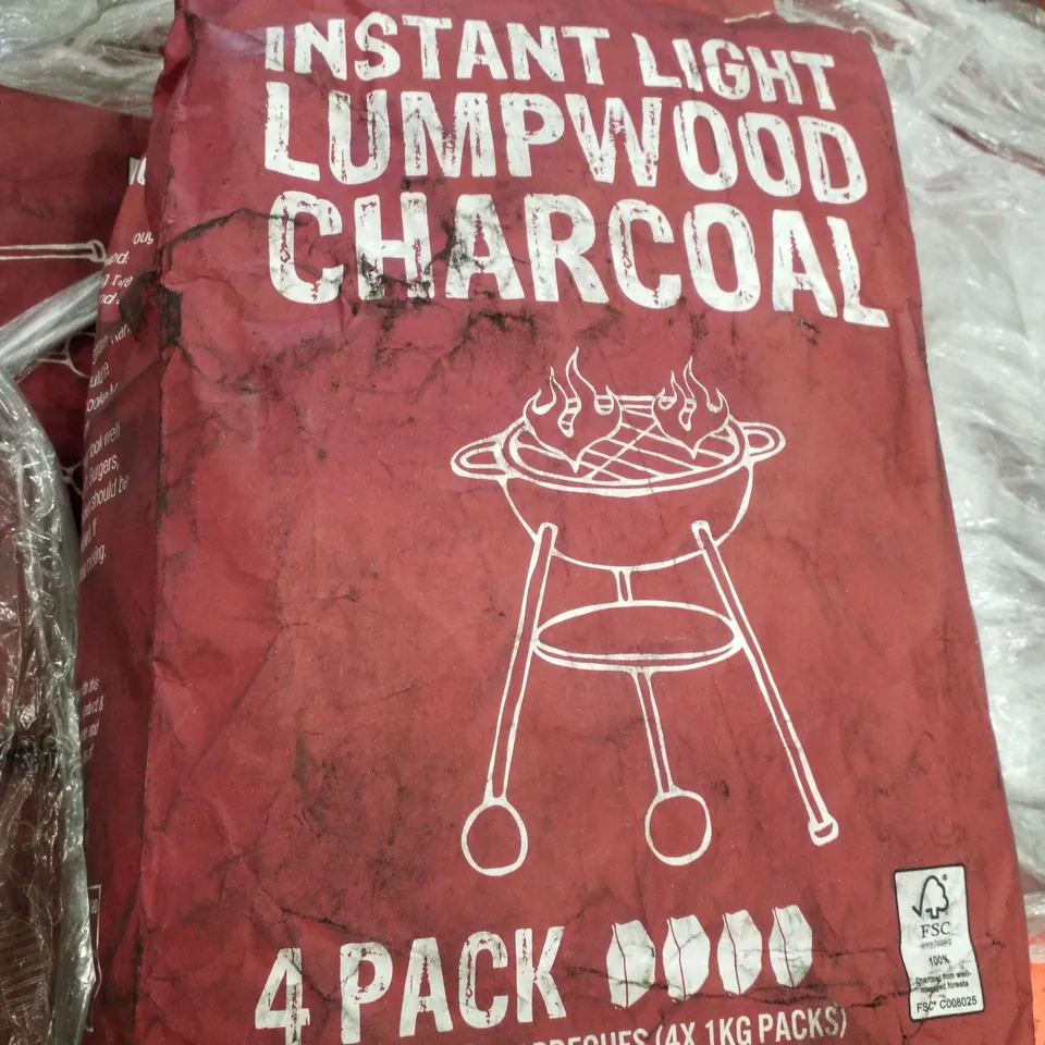 PALLET CONTAINING APPROXIMATELY 104 BAGS OF INSTANT LIGHT LUMPWOOD CHARCOAL 