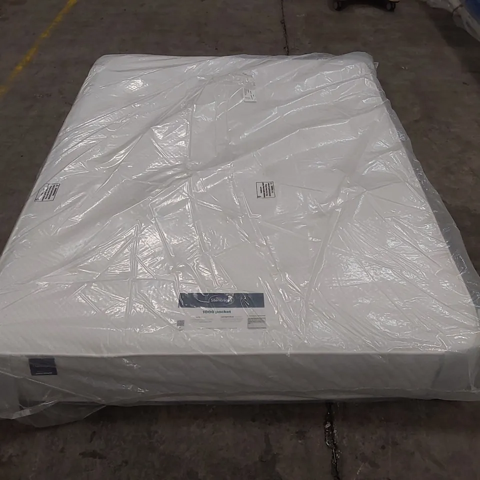 BAGGED DESIGNER KING SIZE 150CM SILENTNIGHT MIA 1000 POCKET ORTHO FIRM MATTRESS RRP £699