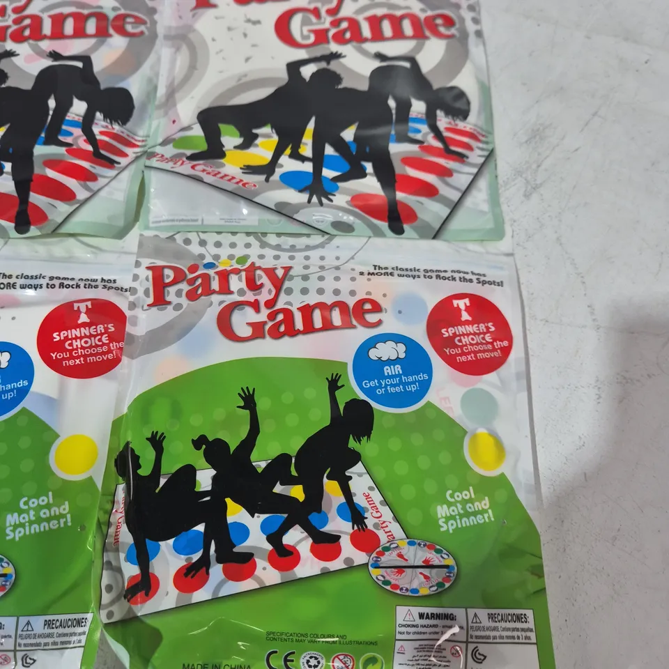 LOT OF APPROXIMATELY 80 TWISTER STYLE PARTY GAMES