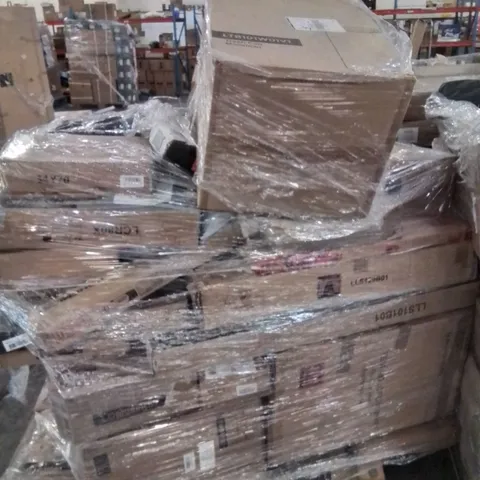 PALLET CONTAINING VARIOUS ASSORTED BOXED ITEMS TO INCLUDE: WASTE BIN, COAT RACK, FILING CABINET ECT.