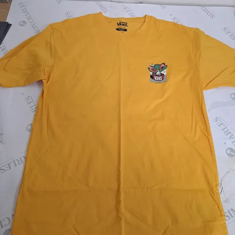 VANS YELLOW GRAPHIC T-SHIRT - MEDIUM