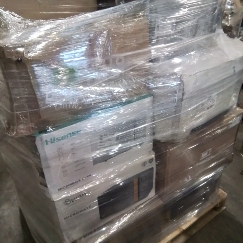 PALLET OF APPROXIMATELY 14 UNPROCESSED RAW RETURN MICROWAVES TO INCLUDE;