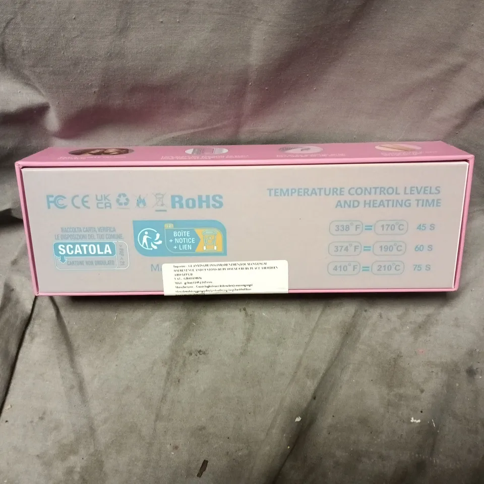 SCATOLA WIRELESS HAIR STRAIGHTENER – PINK (BOXED)