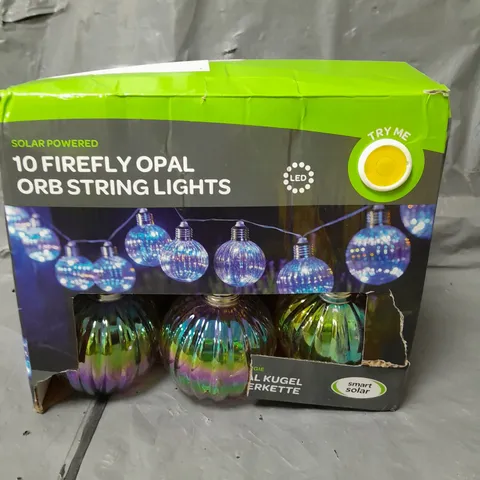 FIREFLY OPAL ORB SOLAR STRING LIGHTS