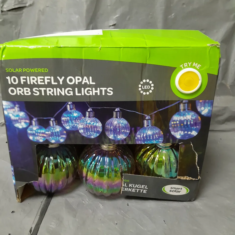 FIREFLY OPAL ORB SOLAR STRING LIGHTS RRP £24.99