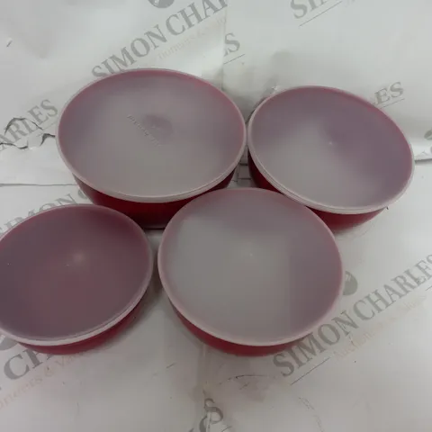 KITCHEN AID PREP BOWLS 4 PACK WITH LIDS