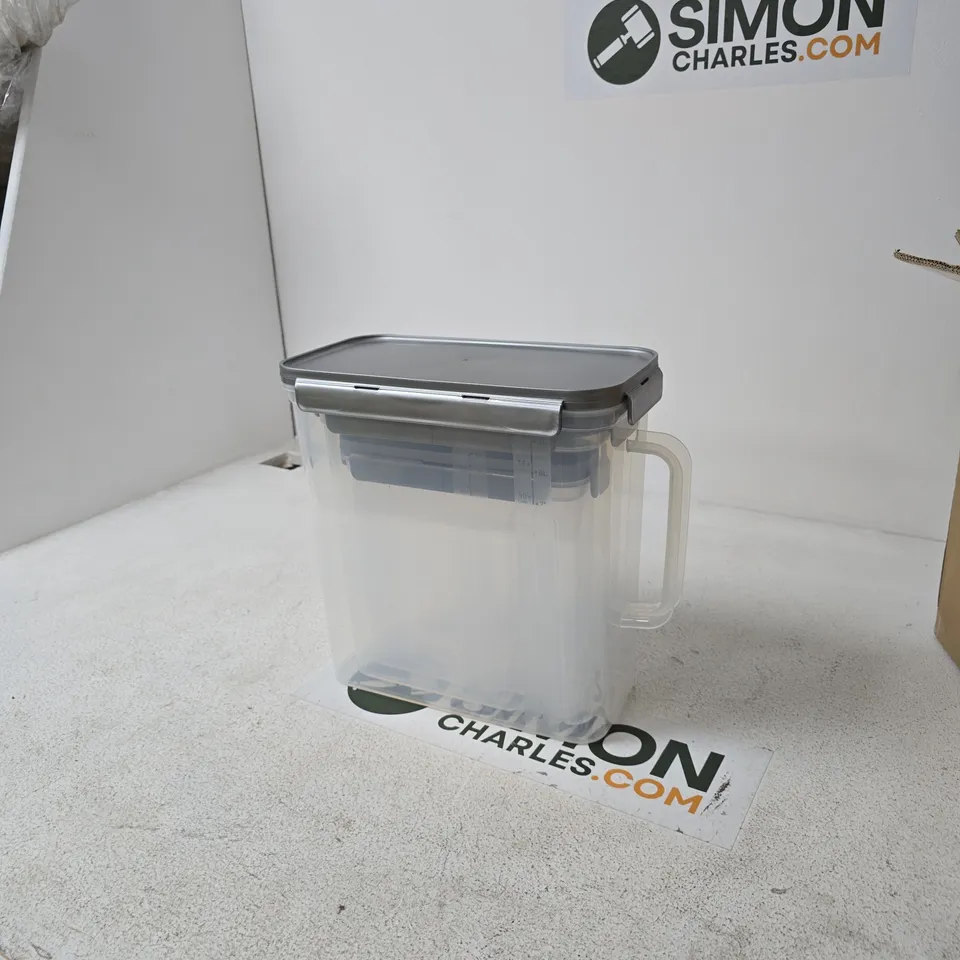 3X LOCKNLOCK STORAGE JUGS