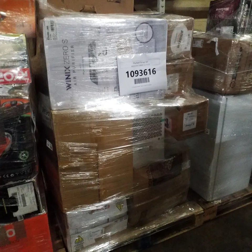 PALLET OF APPROXIMATELY 18 UNPROCESSED RAW RETURN HOUSEHOLD AND ELECTRICAL GOODS TO INCLUDE;