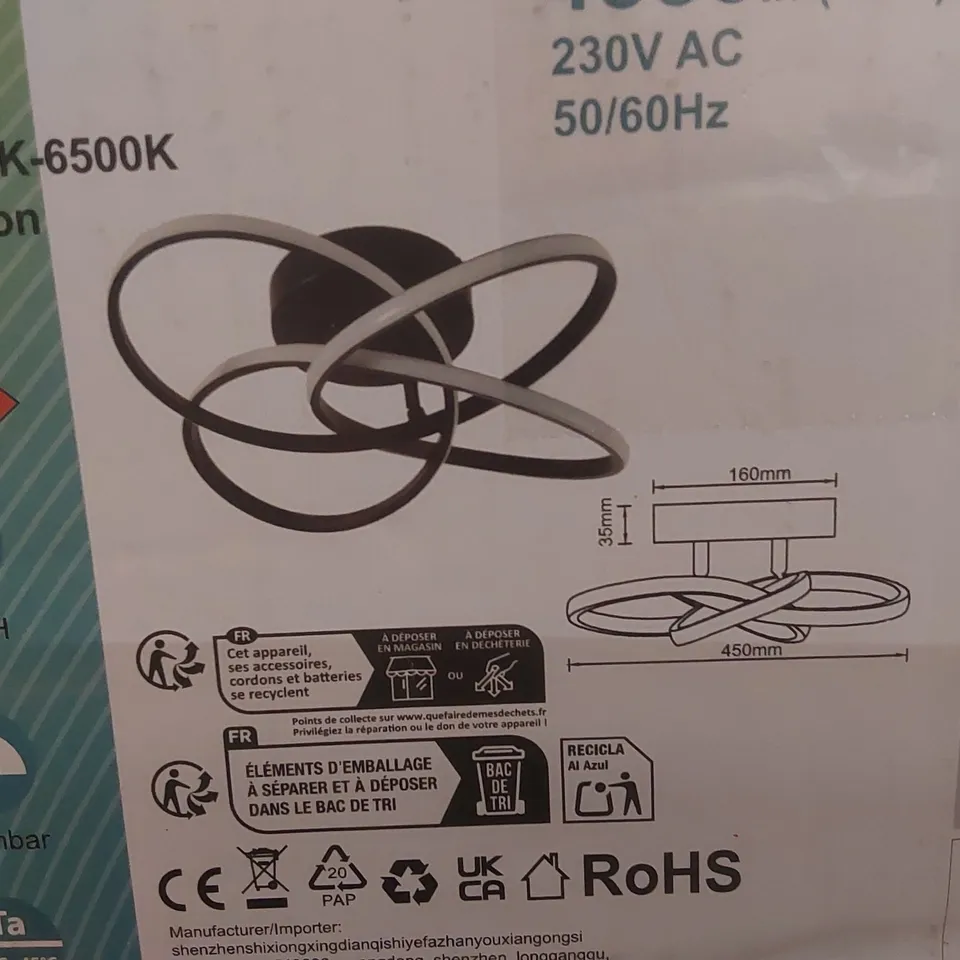 BOXED DIMMABLE LED CEILING LIGHT