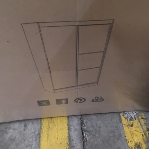 BOXED BIRLEA WARDROBE (2 BOXES)