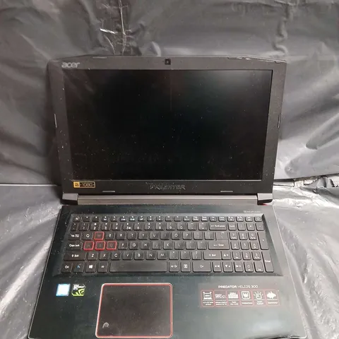 ACER PREDATOR HELIOS 300 GAMING LAPTOP – BLACK WITH RED ACCENTS