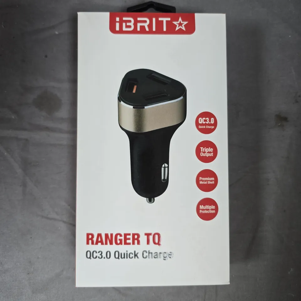 APPROXIMATELY 60 BOXED IBRIT RANGER TQ IN CAR CHARGERS 