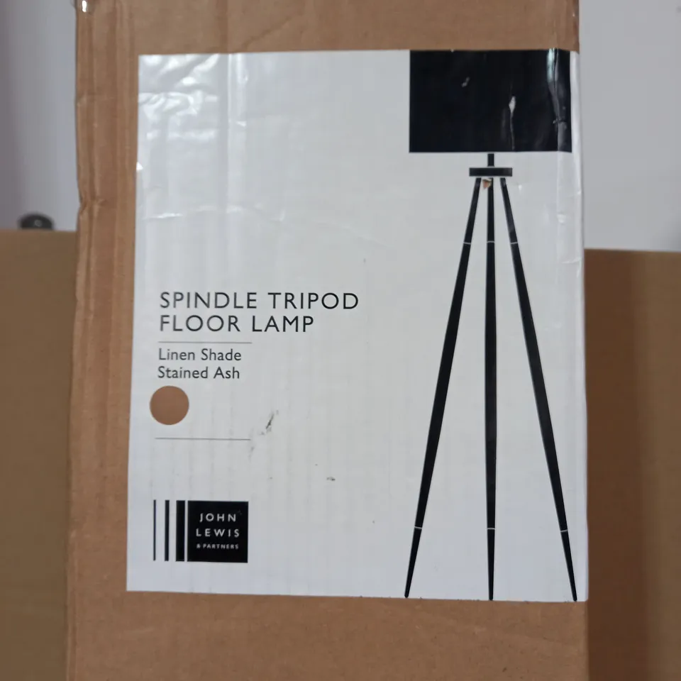JOHN LEWIS SPINDLE TRIPOD FLOOR LAMP BASE
