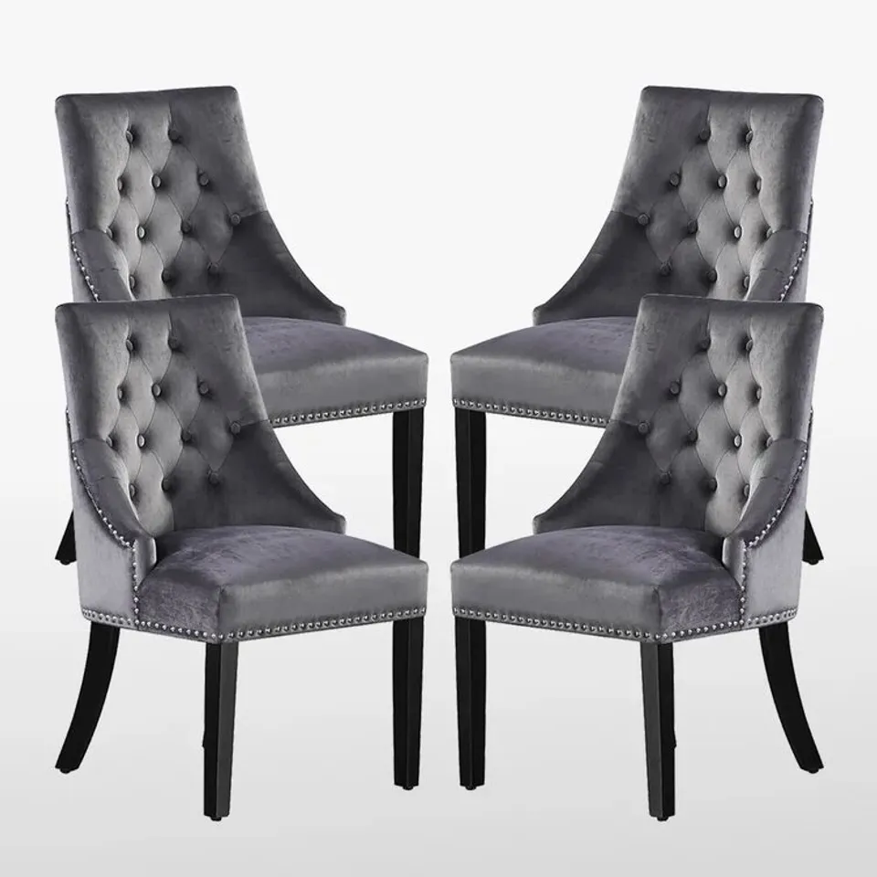BOXED SCOTT UPHOLSTERED DINING CHAIR 
