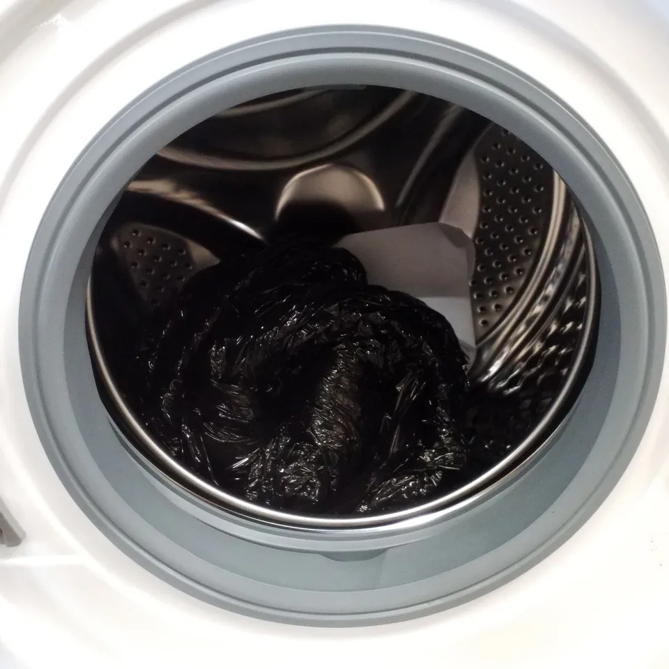 SWAN 8KG LOAD, 1400 SPIN FREESTANDING WASHING MACHINE - BLACK
