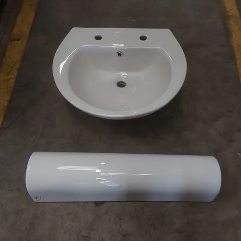 BRAND NEW BOXED LECICO 2TH 55CM PACK BASIN