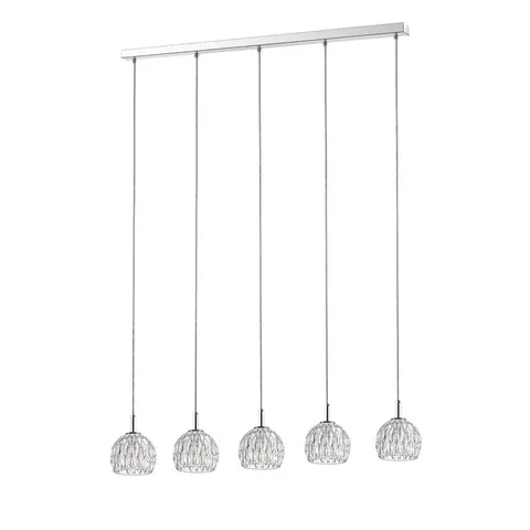 BOXED ISABELLA 5 LIGHT KITCHEN ISLAND PENDANT LIGHT FITTING