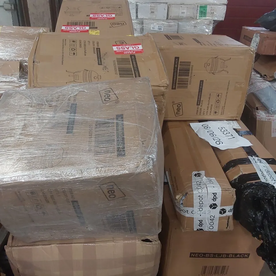 PALLET CONTAINING A LARGE QUANTITY OF ASSORTED NEO ITEMS