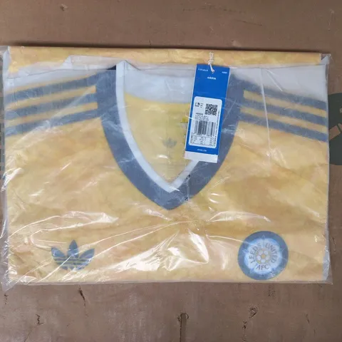 BAGGED ADIDAS LEEDS AWAY 26/27 AWAY JERSEY IN YELLOW SIZE 2XL
