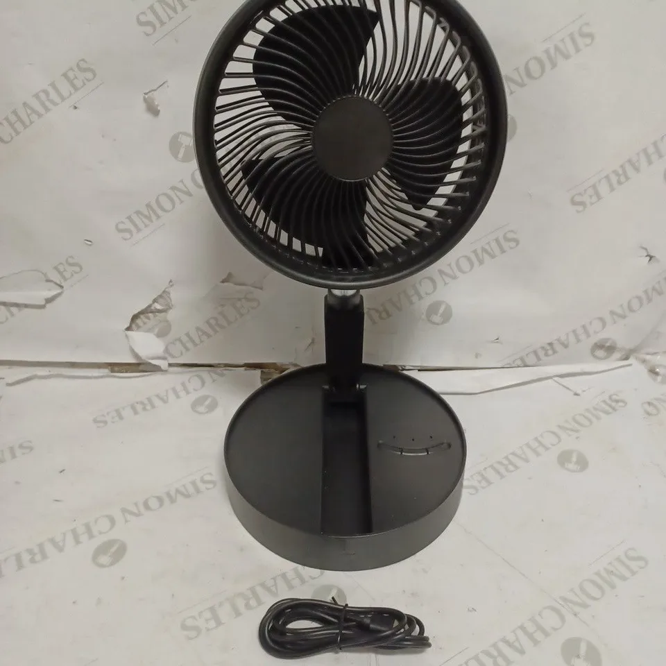 PACKAGED MY FOLDAWAY FLOOR & TABLE FAN - BLACK