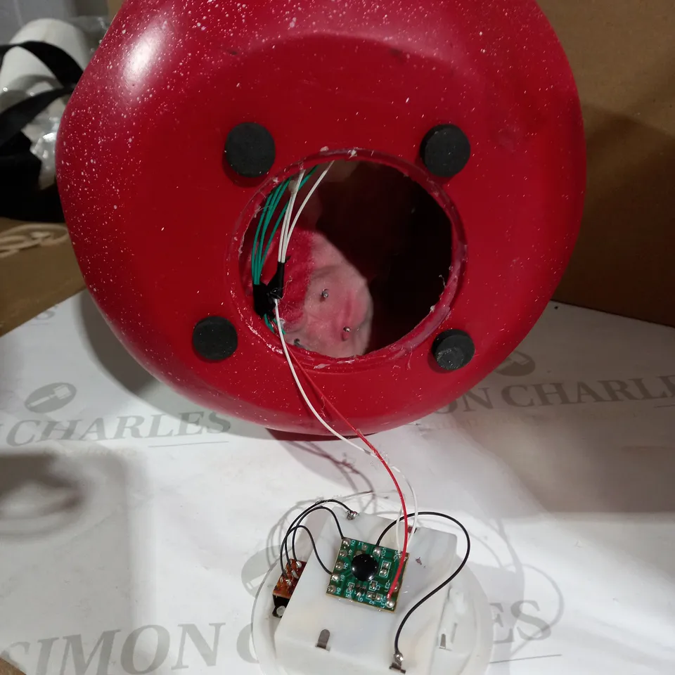 SANTAS EXPRESS PRE-LIT SPHERE WITH CHRISTMAS CHARACTER SCENE