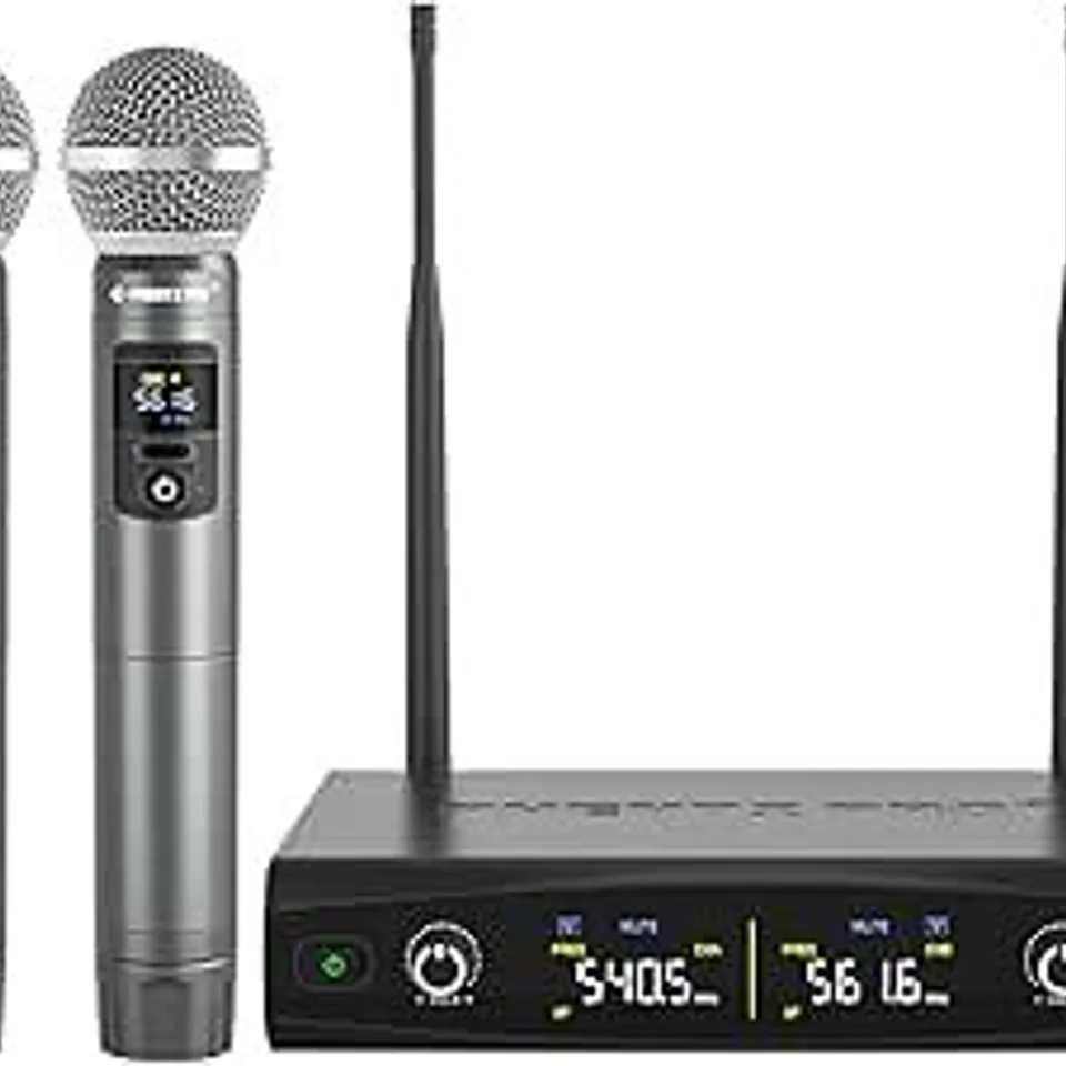 BOXED PHENYX PRO PTU-52A/52B DUAL UHF WIRELESS MICROPHONE SYSTEM