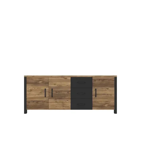 MONANAGO 192CM WIDE 3 DRAW SIDEBOARD (2 BOXES)