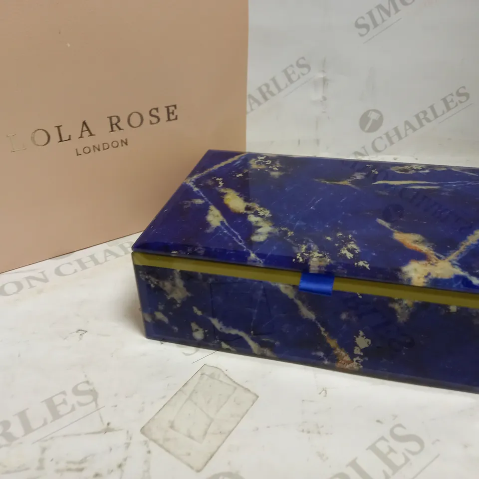 LOLA ROSE RECTANGULAR TREASURE BOX