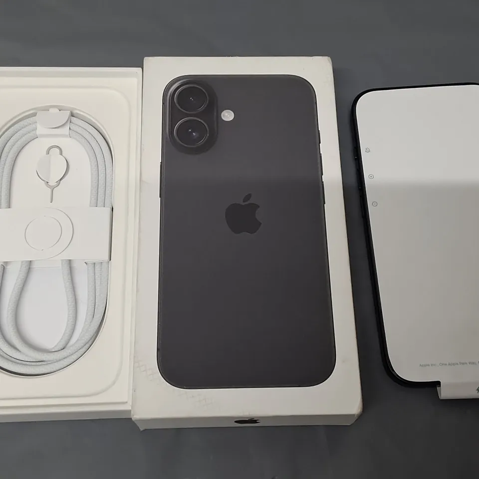 BOXED APPLE IPHONE 16 128GB IN BLACK