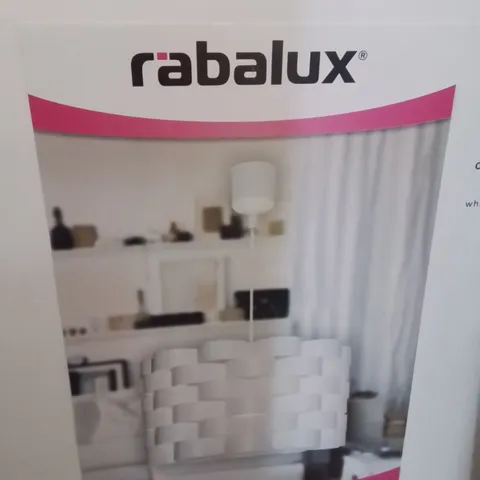 BOXED RABALUX ANDY 1- LIGHT CEILING PENDANT LIGHT, WHITE