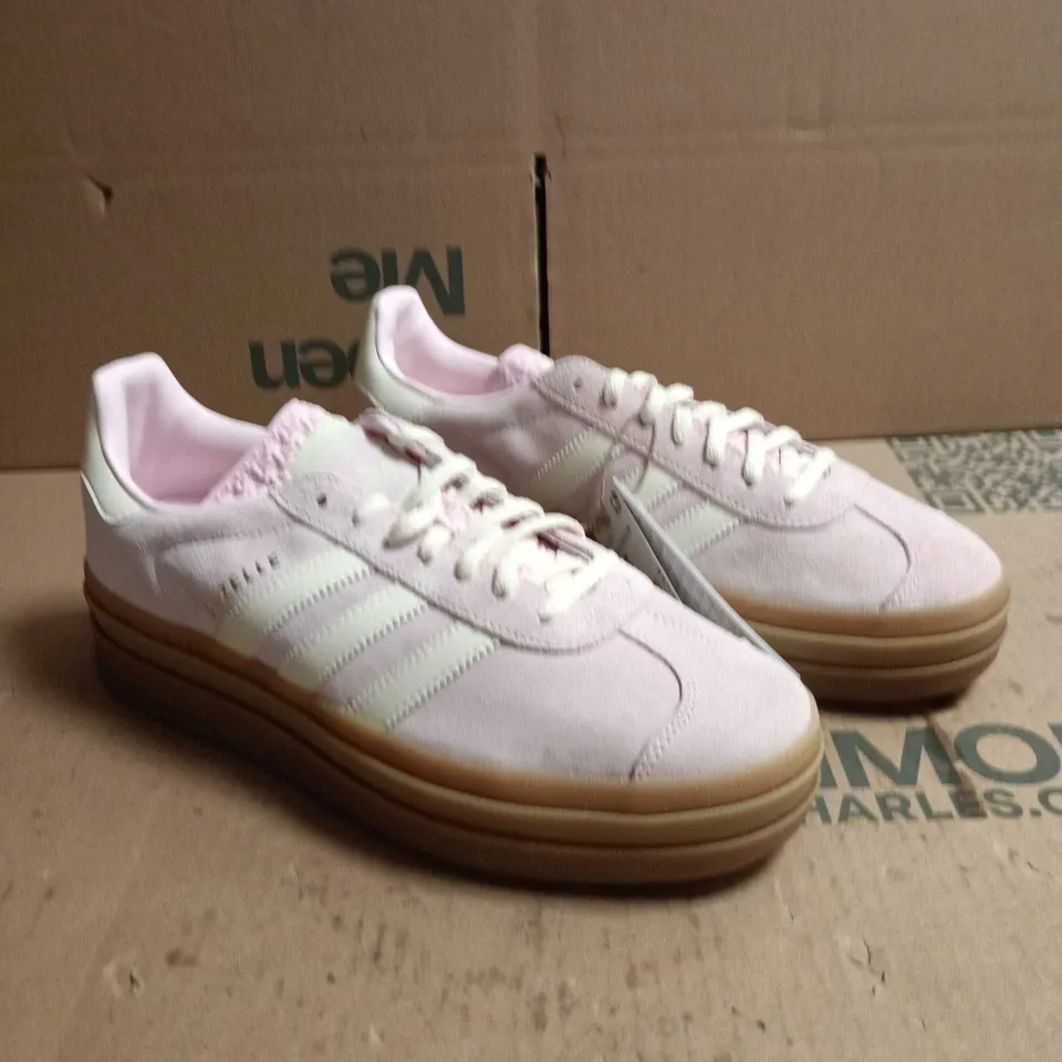 ADIDAS GAZELLE BOLD TRAINERS PINK SIZE 9