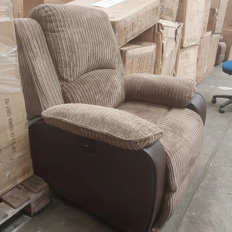 QUALITY DESIGNER ELECTRIC RECLINER ARMCHAIR