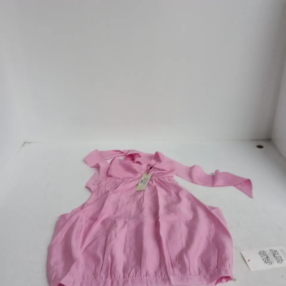 NEW FULLY DRESSED PINK DRESS – UK 16 (EU 44, US 12), MADE IN CHINA