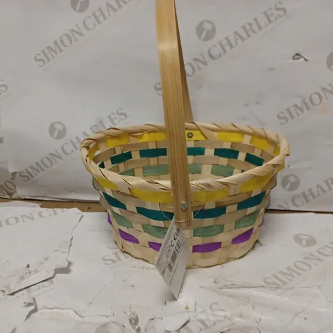 2 BOXES OF 12 BRAND NEW EASTER SMALL WICKER BASKETS (2 x 12)